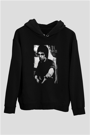 Bruce Lee Siyah Unisex Hoodie
