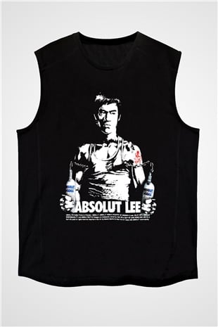 Bruce Lee Siyah Unisex Kolsuz Tişört