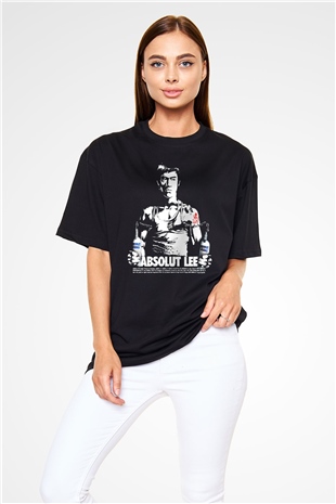 Bruce Lee Siyah Unisex Oversize Tişört T-Shirt