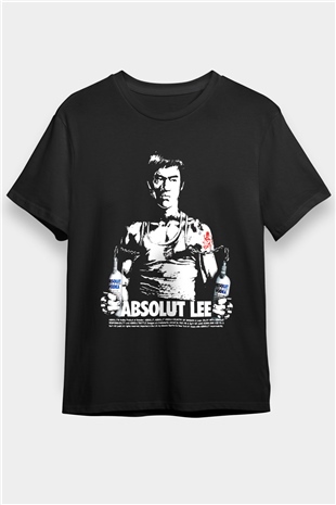 Bruce Lee Siyah Unisex Tişört T-Shirt - TişörtFabrikası