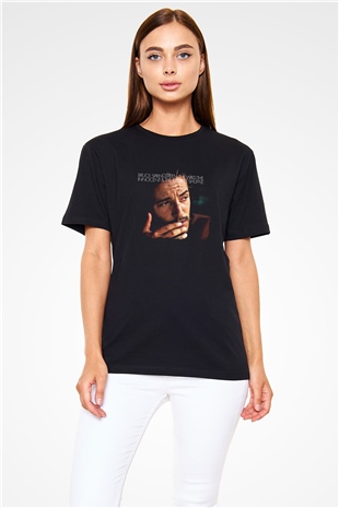 Bruce Springsteen Baskılı Unisex Siyah Tişört