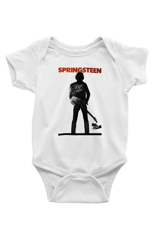 Bruce Springsteen Beyaz Bebek Body - Zıbın