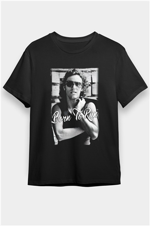 Bruce Springsteen Siyah Unisex Tişört T-Shirt - TişörtFabrikası