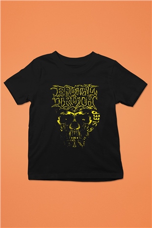 Brutal Truth Siyah Unisex Çocuk Tişört