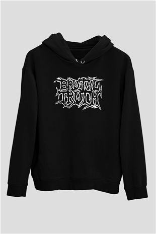 Brutal Truth Siyah Unisex Hoodie