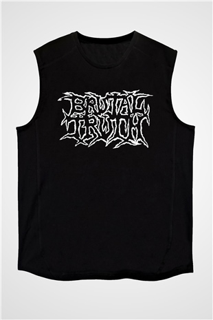 Brutal Truth Siyah Unisex Kolsuz Tişört
