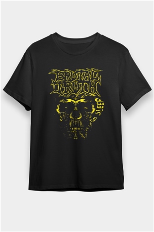 Brutal Truth Siyah Unisex Tişört T-Shirt - TişörtFabrikası