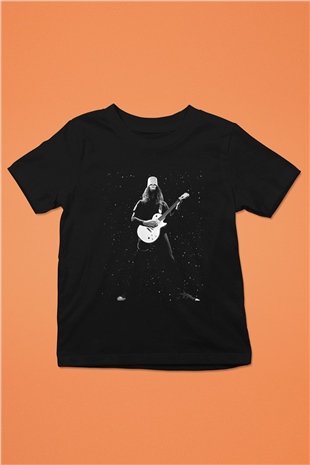 Buckethead Baskılı Unisex Siyah Çocuk Tişört - Tshirt