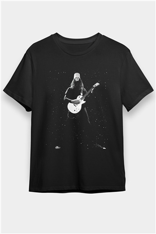 Buckethead Baskılı Unisex Siyah Tişört - Tshirt