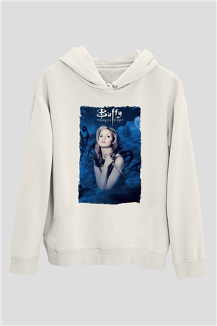 Buffy the Vampire Slayer Beyaz Unisex Hoodie