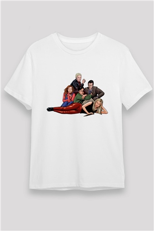 Buffy the Vampire Slayer Beyaz Unisex Tişört T-Shirt