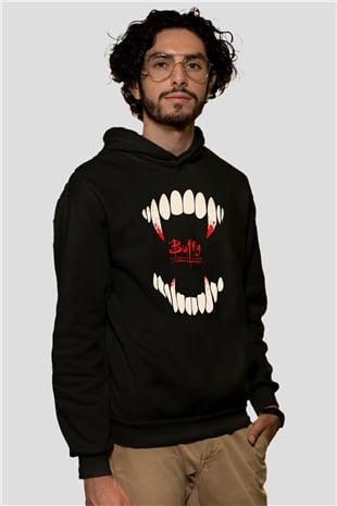 Buffy the Vampire Slayer Siyah Unisex Hoodie