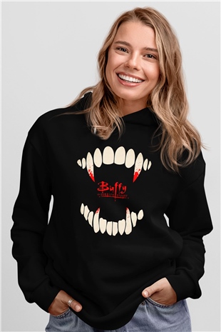Buffy the Vampire Slayer Siyah Unisex Hoodie
