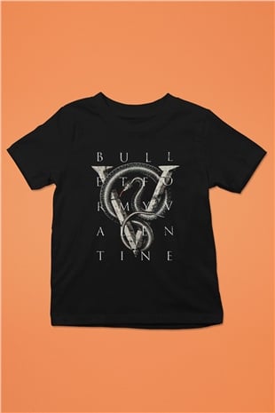 Bullet for My Valentine Baskılı Siyah Unisex Çocuk Tişört