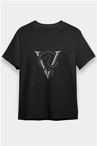 Bullet for My Valentine Baskılı Unisex Siyah Tişört
