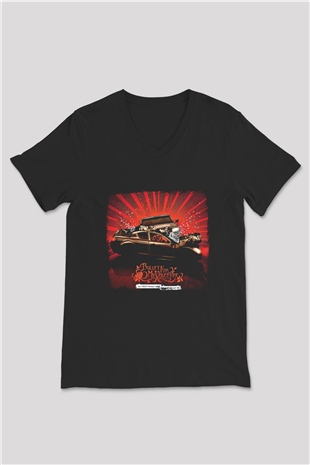 Bullet for My Valentine Baskılı Unisex Siyah V Yaka Tişört