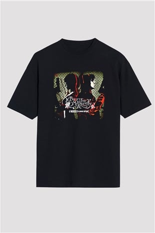 Bullet for My Valentine Baskılı Unisex Siyah Oversize Tişört