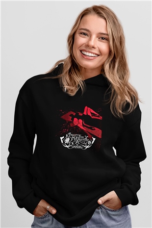 Bullet for My Valentine Baskılı Unisex Siyah Hoodie