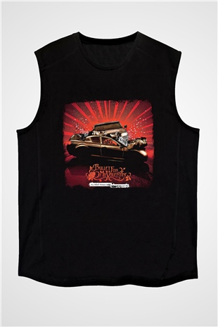 Bullet for My Valentine Baskılı Unisex Siyah Kolsuz Tişört