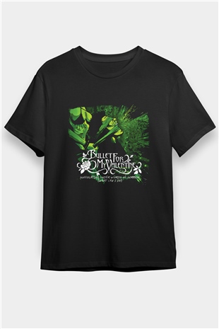 Bullet for My Valentine Baskılı Unisex Siyah Tişört