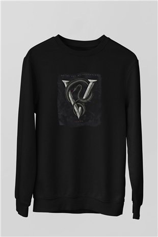 Bullet for My Valentine Baskılı Unisex Siyah Sweatshirt