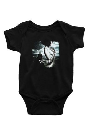 Bullet for My Valentine Baskılı Unisex Siyah Bebek Body - Zıbın
