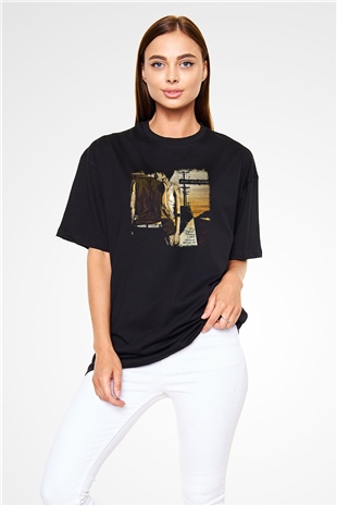 Bullet for My Valentine Baskılı Unisex Siyah Oversize Tişört