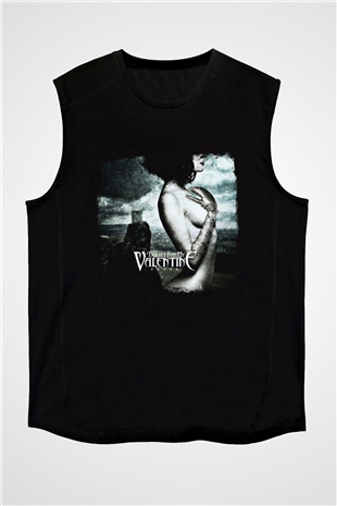 Bullet for My Valentine Baskılı Unisex Siyah Kolsuz Tişört