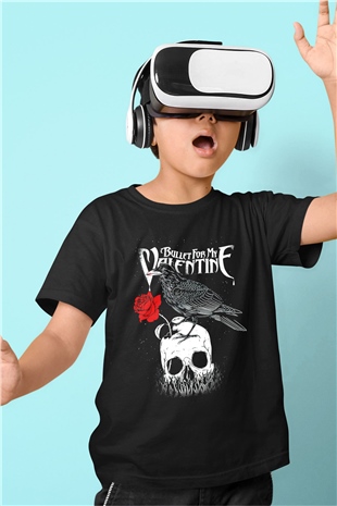 Bullet for My Valentine Siyah Unisex Çocuk Tişört