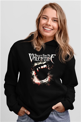 Bullet for My Valentine Siyah Unisex Hoodie