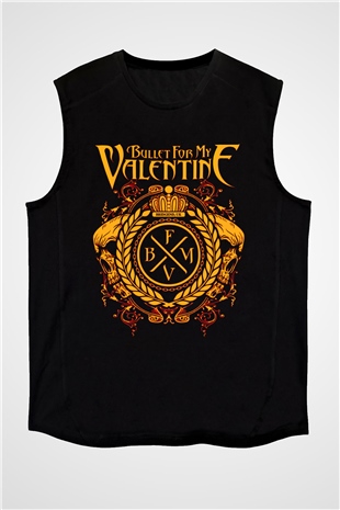 Bullet for My Valentine Siyah Unisex Kolsuz Tişört