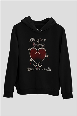 Bullet for My Valentine Siyah Unisex Kapüşonlu Sweatshirt