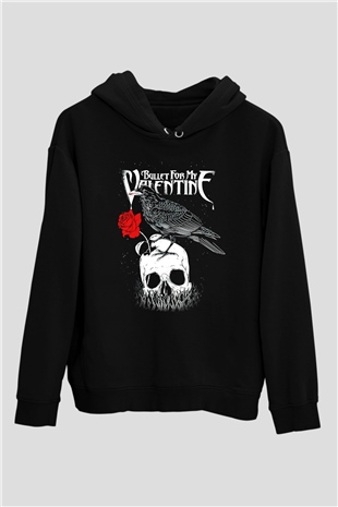 Bullet for My Valentine Siyah Unisex Kapüşonlu Sweatshirt