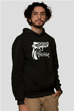 Bullet for My Valentine Siyah Unisex Kapüşonlu Sweatshirt
