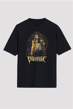 Bullet for My Valentine Siyah Unisex Oversize Tişört T-Shirt