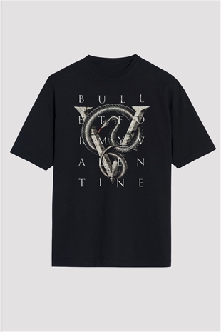 Bullet for My Valentine Siyah Unisex Oversize Tişört T-Shirt