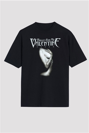 Bullet for My Valentine Siyah Unisex Oversize Tişört T-Shirt