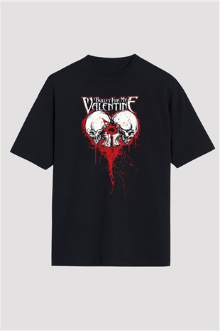 Bullet for My Valentine Siyah Unisex Oversize Tişört T-Shirt