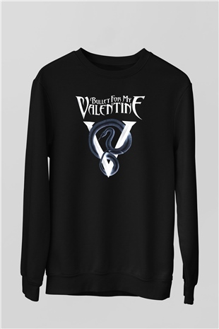 Bullet for My Valentine Siyah Unisex Sweatshirt