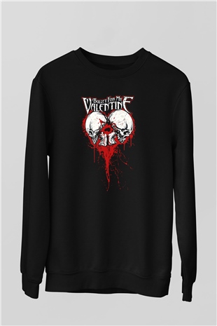 Bullet for My Valentine Siyah Unisex Sweatshirt