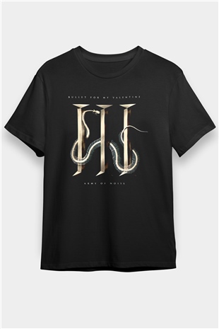 Bullet for My Valentine Siyah Unisex Tişört T-Shirt - TişörtFabrikası