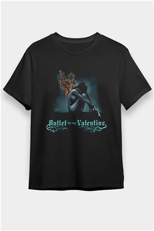 Bullet for My Valentine Siyah Unisex Tişört T-Shirt - TişörtFabrikası