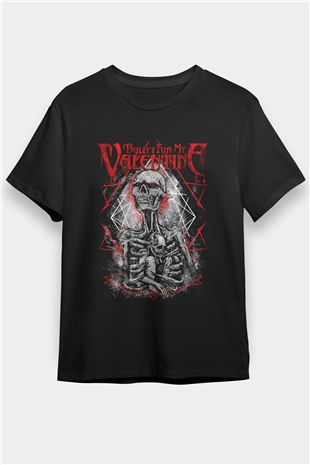 Bullet for My Valentine Siyah Unisex Tişört T-Shirt - TişörtFabrikası