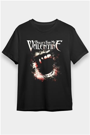 Bullet for My Valentine Siyah Unisex Tişört T-Shirt - TişörtFabrikası