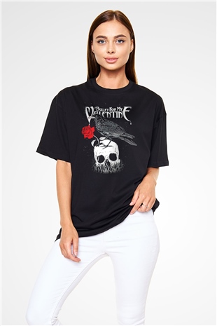 Bullet for My Valentine Siyah Oversize Tişört Oversize T-shirt - TişörtFabrikası