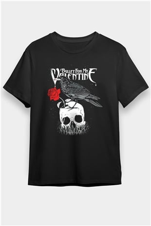 Bullet for My Valentine Siyah Unisex Tişört T-Shirt - TişörtFabrikası