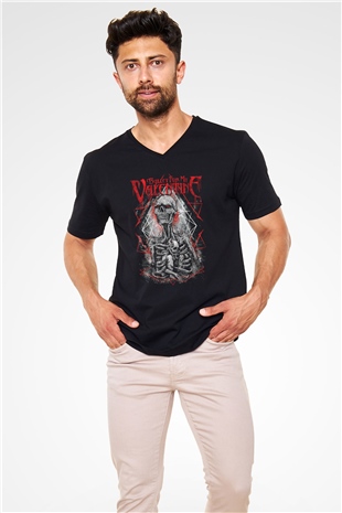 Bullet for My Valentine Siyah Unisex V Yaka Tişört T-Shirt