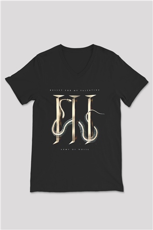 Bullet for My Valentine Siyah Unisex V Yaka Tişört