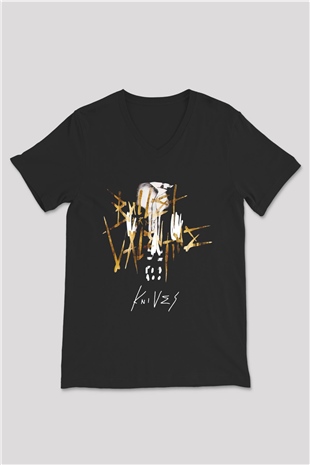 Bullet for My Valentine Siyah Unisex V Yaka Tişört