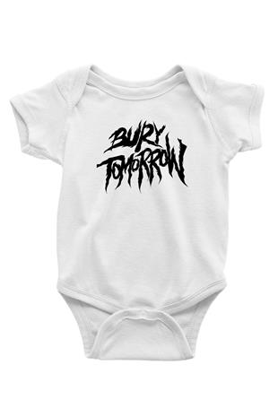 Bury Tomorrow Baskılı Beyaz Unisex Bebek Body - Zıbın
